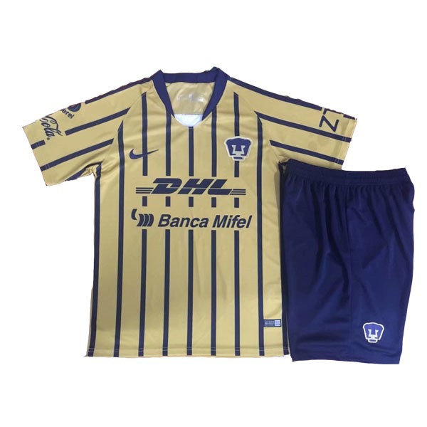 Camiseta UNAM Pumas 2ª Niño 2018-2019 Amarillo